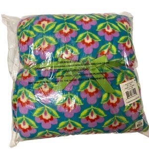 Vera Bradley Throw Blanket Petals in Paradise 12408-583 Floral Colorful 80”x50”